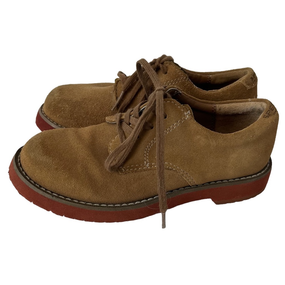 Sperry Top Sider Tevin Leather Suede Dress Shoes Size 12.5